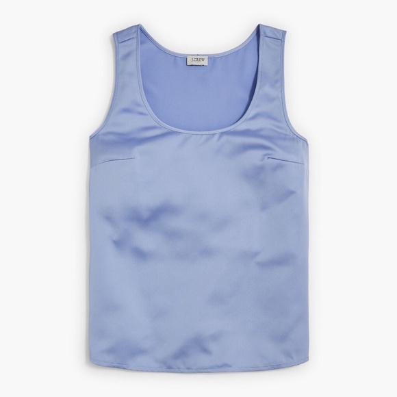 J.CREW Size XXS Scoopneck Shell Top in Peri Blue $69 CC817 - Picture 1 of 4